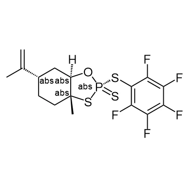 2245335-71-9 | 1,3,2-Benzoxathiaphosphole, Hexahydro-3a-methyl-6-(1-methylethenyl)-2-[(2,3,4,5,6-pentafluorophenyl)thio]-, 2-sulfide, (2R,3aR,6S,7aR)- suppliers